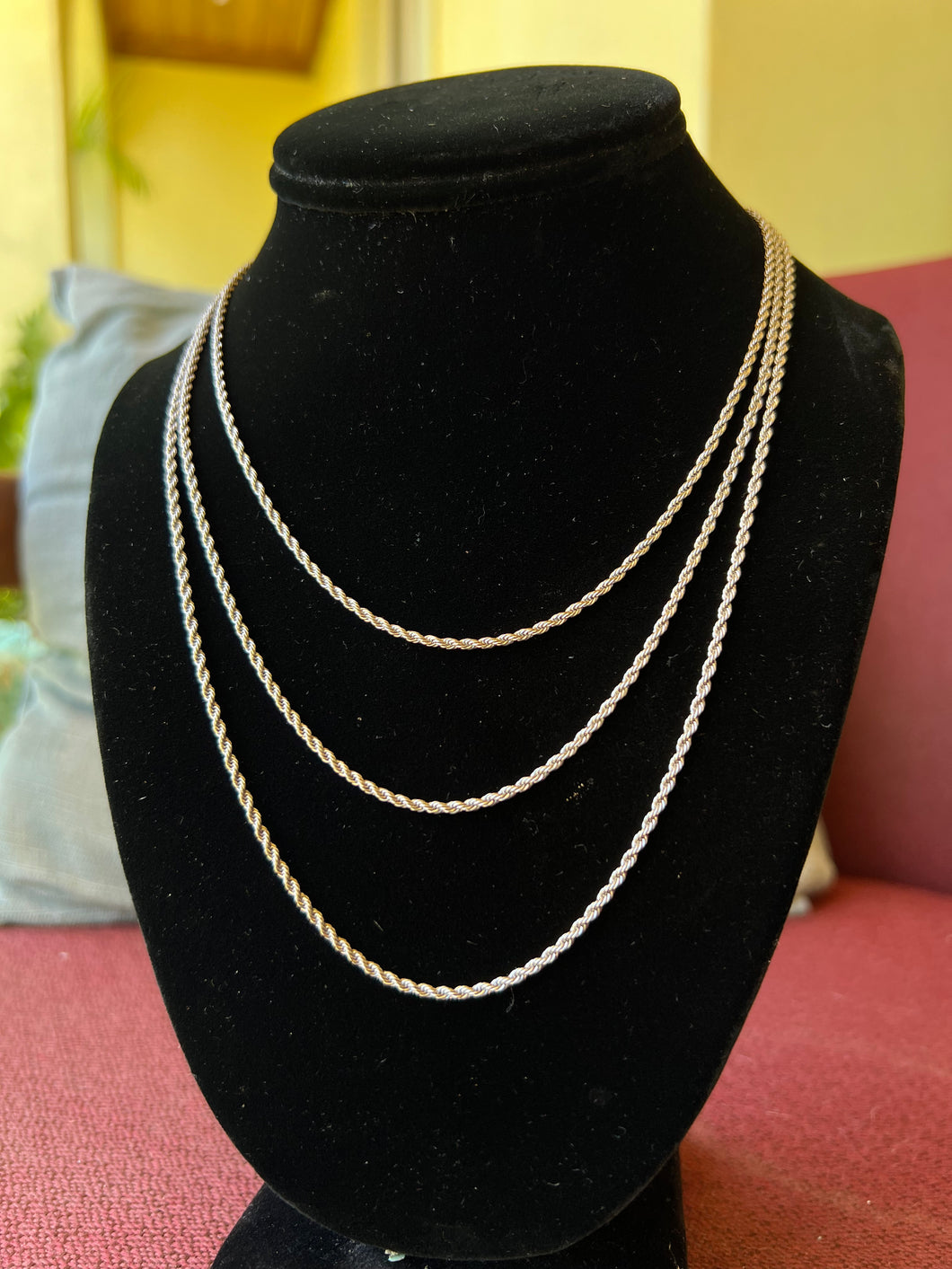 2mm Silver Rope Chain