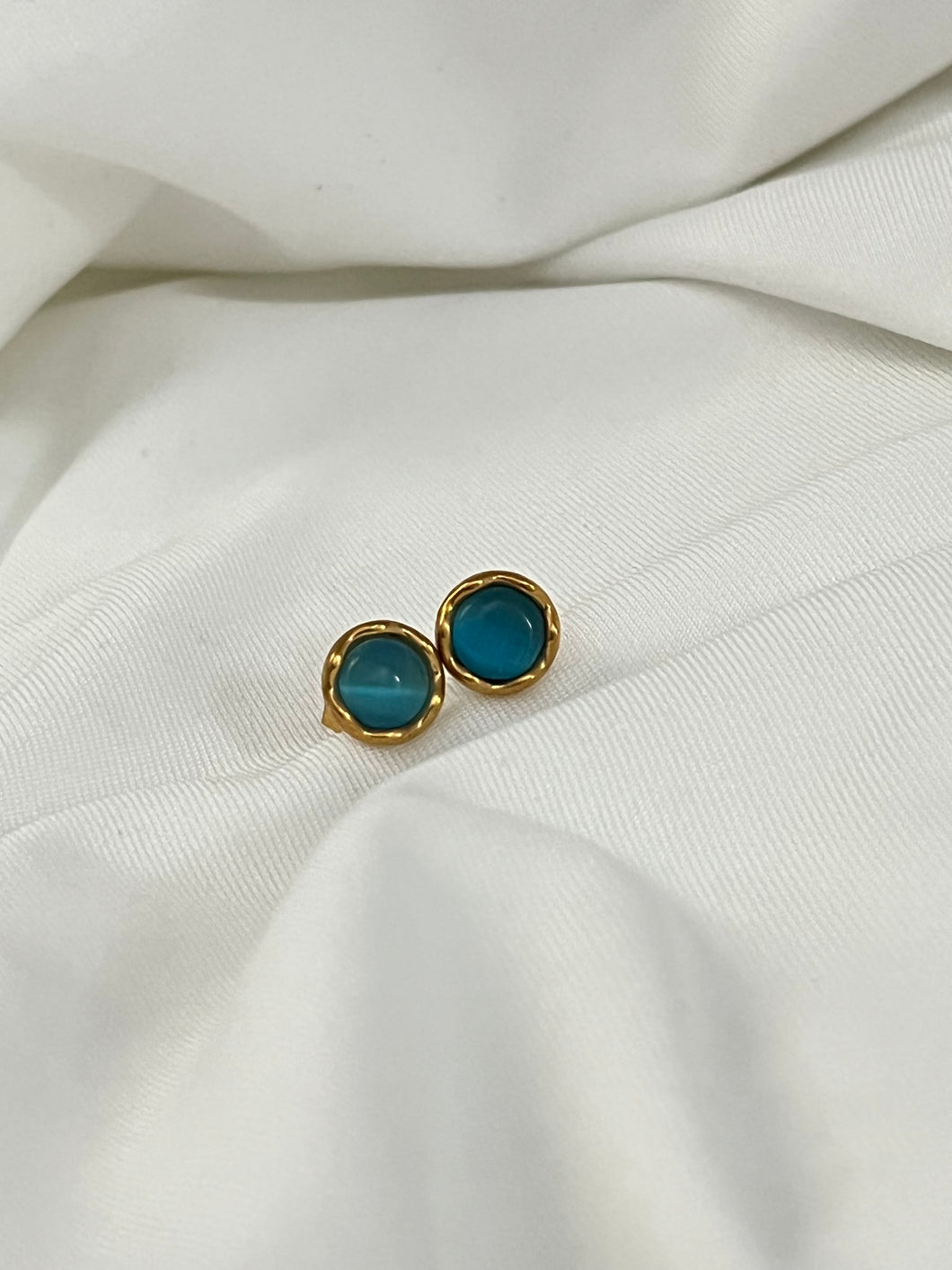 Stone Stud Earrings