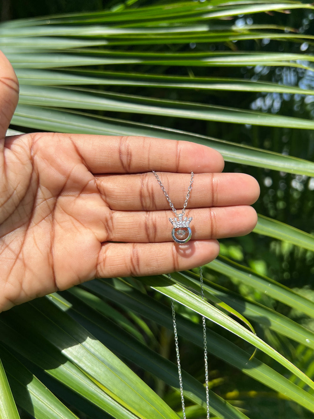 Silver Stud Necklace