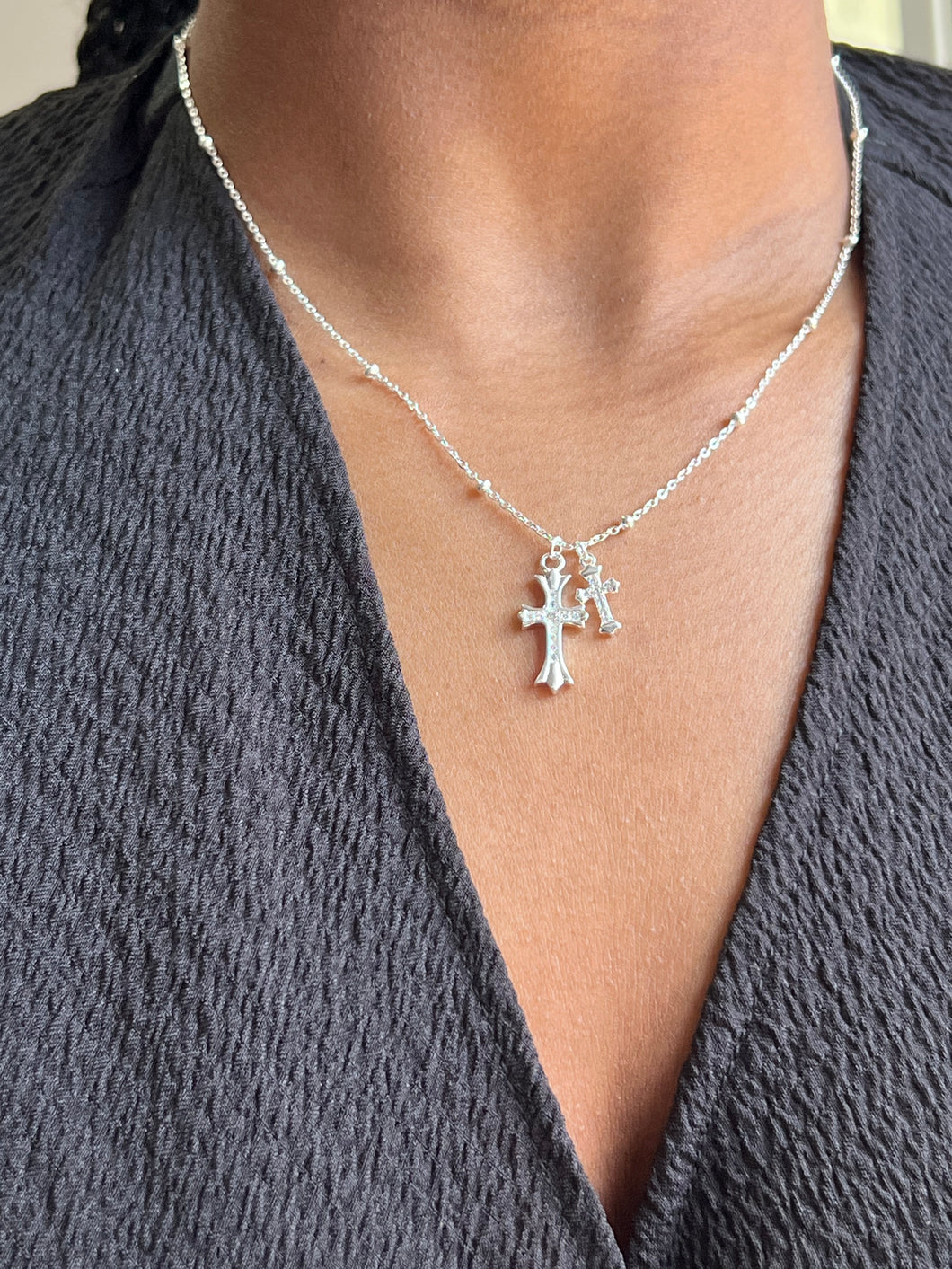 Sterling Silver Cross Necklace