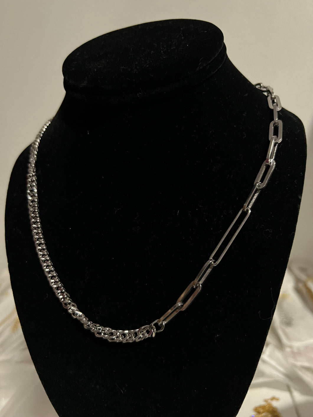 Dual Silver Chain