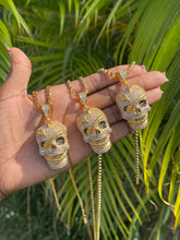 Load image into Gallery viewer, Snake Skulls Necklace
