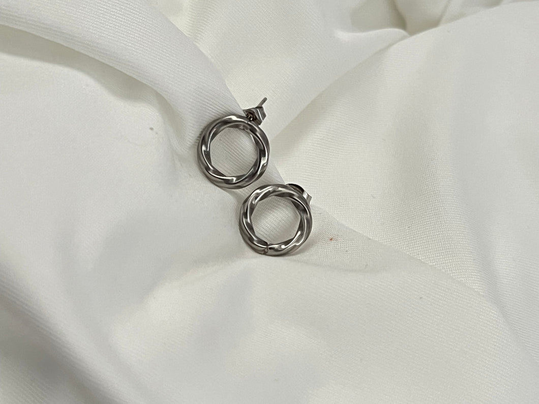 Circle Stud Earrings