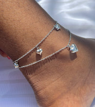 Load image into Gallery viewer, Heart Drop Anklet
