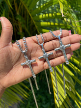 Load image into Gallery viewer, Knotted Cross Necklace
