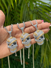 Load image into Gallery viewer, Snake Skulls Necklace
