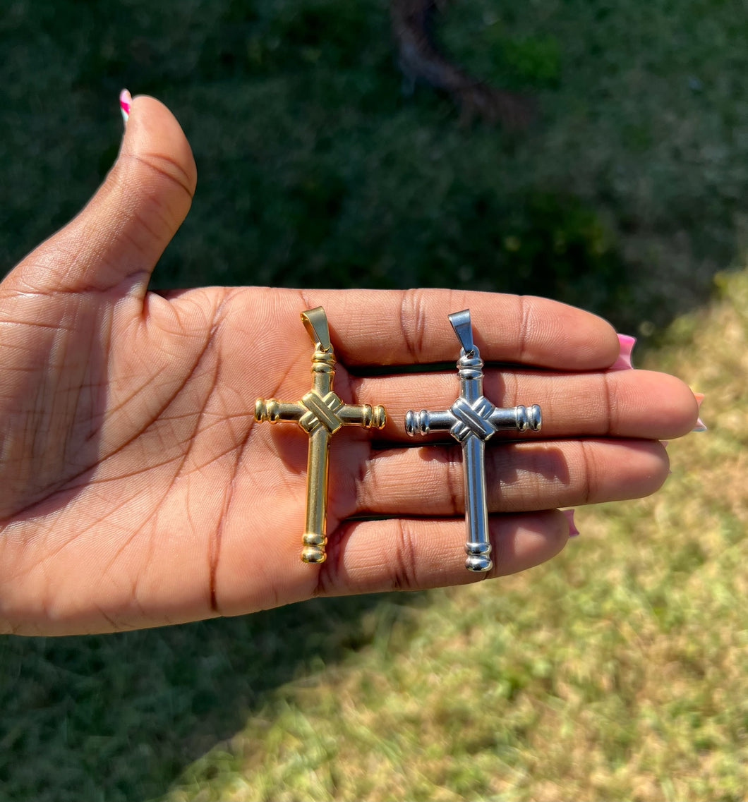 Knotted Cross Necklace