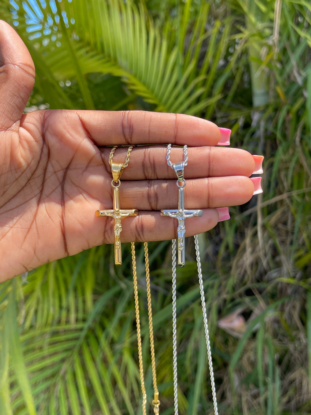 Mini Jesus Cross Necklace