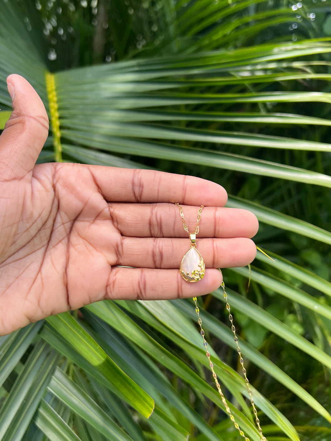 Drop Stone Necklace