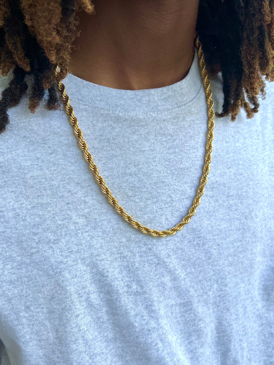 6mm Gold Rope Chain