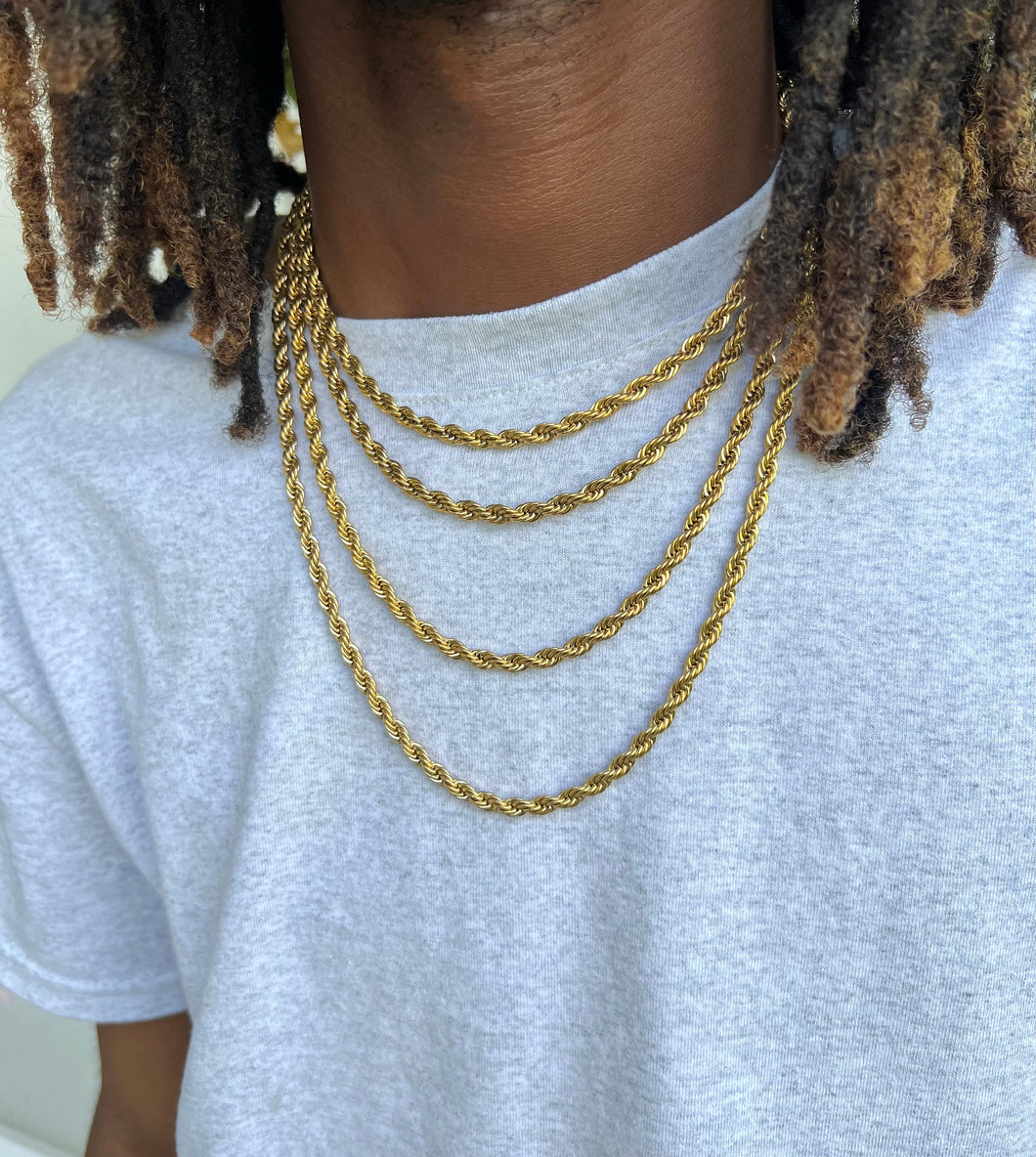 5mm Gold Rope Chain