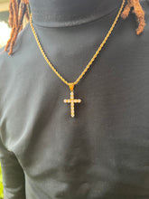 Load image into Gallery viewer, Bling Cross Necklace
