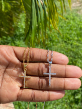 Load image into Gallery viewer, Studded Cross Necklace
