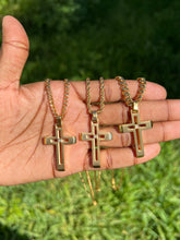 Load image into Gallery viewer, Basic Gold Cross Necklace
