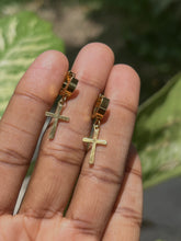 Load image into Gallery viewer, Gold Cross Earrings
