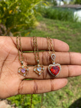 Load image into Gallery viewer, Double Heart Necklace
