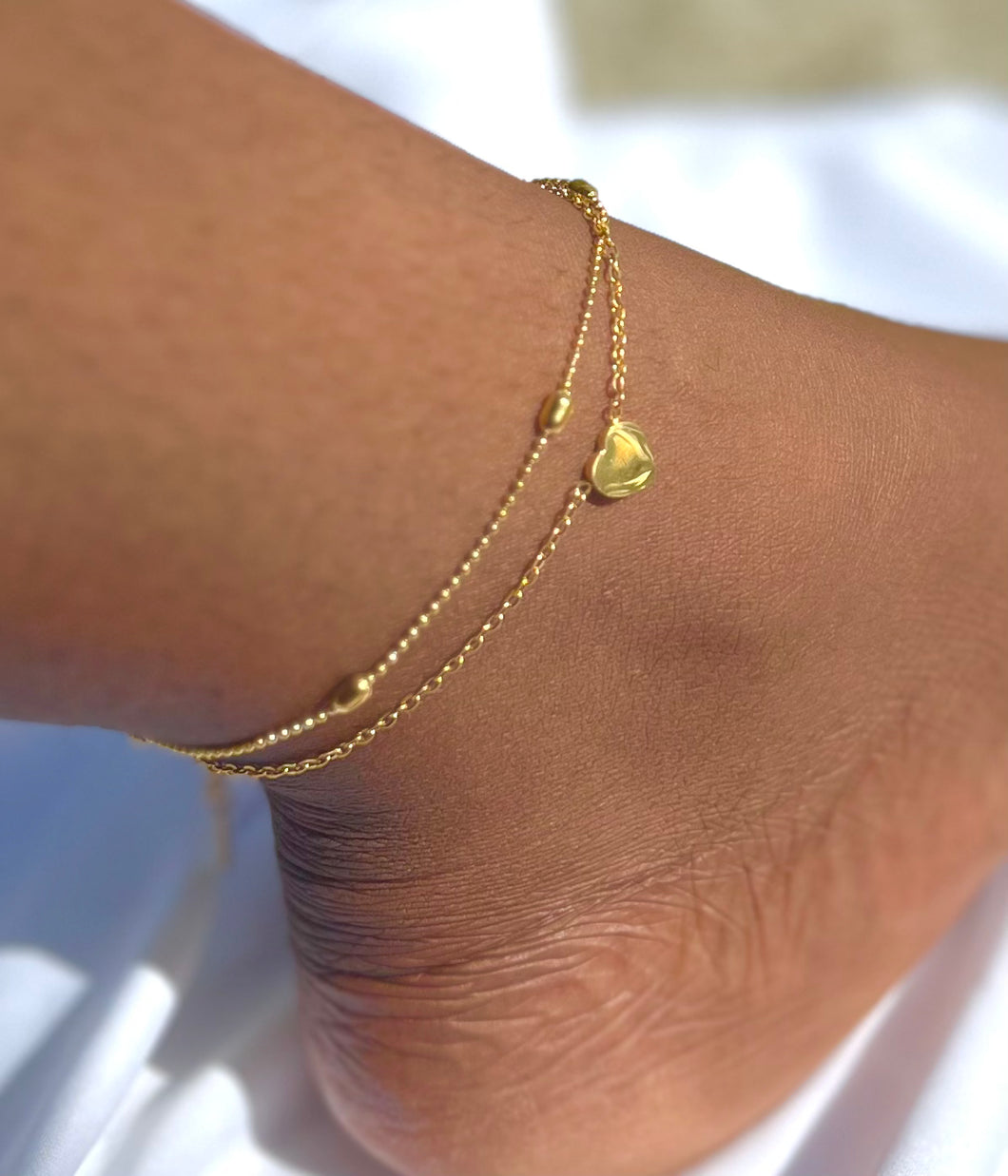 Dainty Heart Anklet